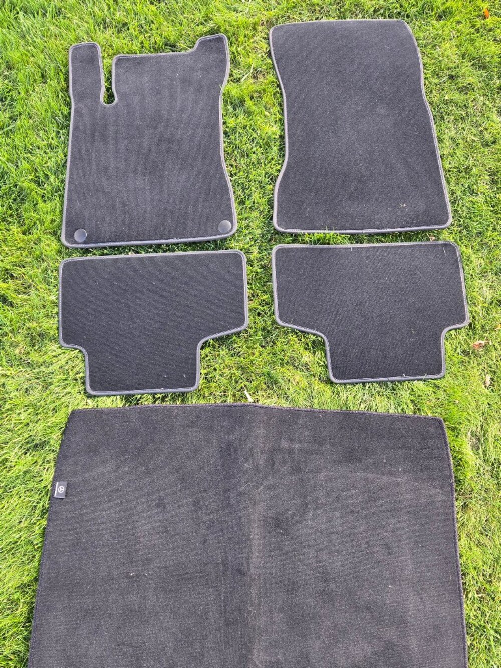 Mercedes-Benz AG Interior Carpet Floor Mats Set of 5 OEM Original